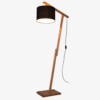 Modern Sculptural Arch Floor Lamp with Adjustable Frame