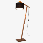 Modern Sculptural Arch Floor Lamp with Adjustable Frame